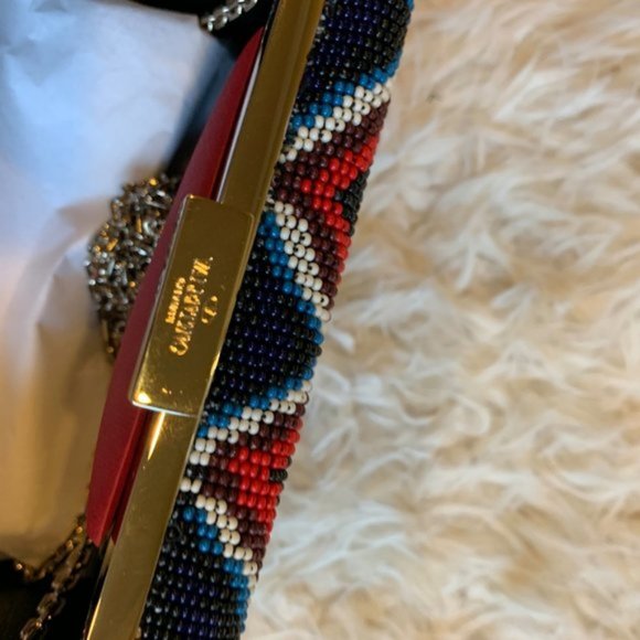 ❌SOLD❌Valentino Garavani Beaded Napa Leather - Picture 2 of 8